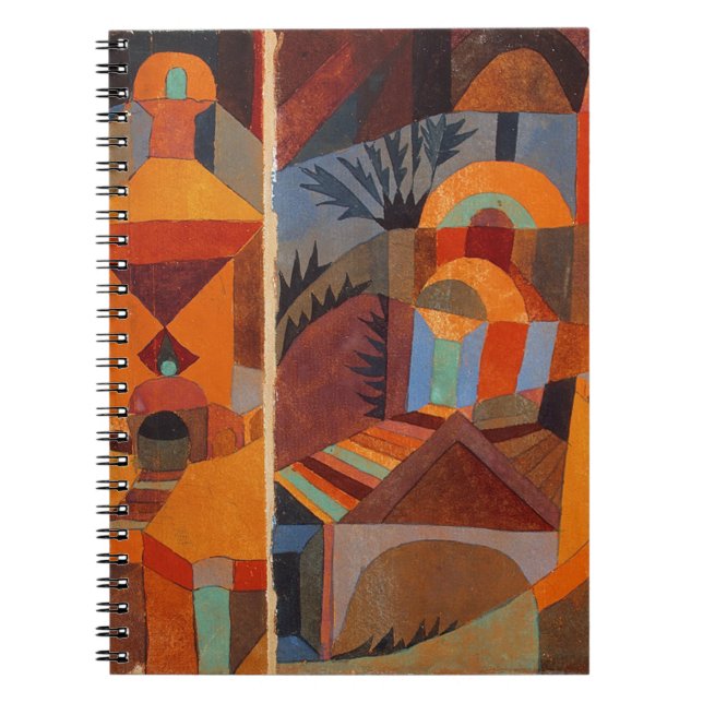 Cuaderno Colorido Resumen Cubismo Klee Temple Gardens (Frente)