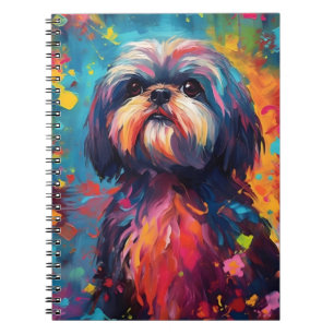 Cuaderno Colorido Shih Tzu