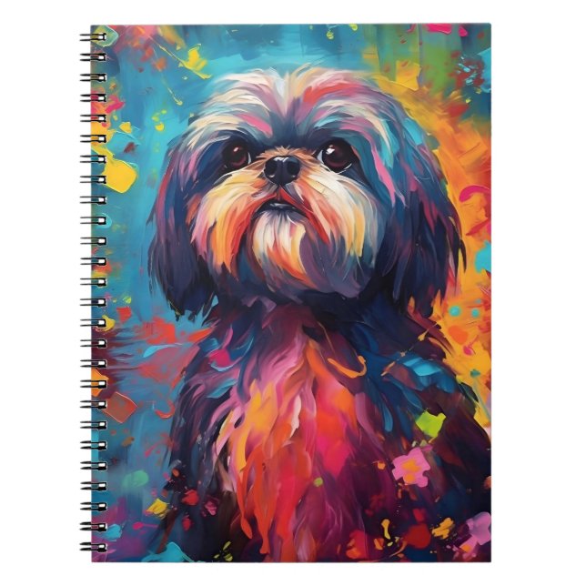 Cuaderno Colorido Shih Tzu (Frente)