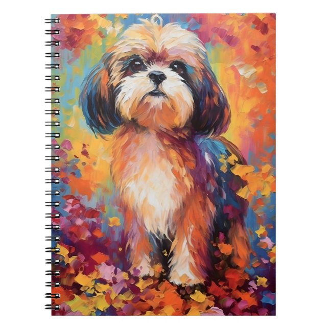 Cuaderno Colorido Shih Tzu (Frente)