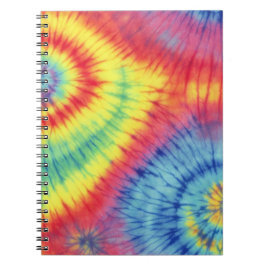 Cuaderno Colorido tinte de amarre