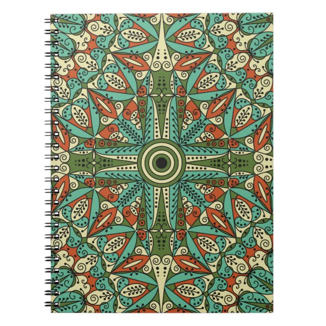 Cuaderno Coloridos antecedentes étnicos. Arabesque vi (Frente)