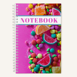 Cuaderno Coloridos caramelos rosados