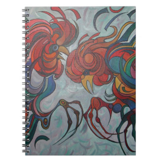 Cuaderno Coloridos gallos de corral