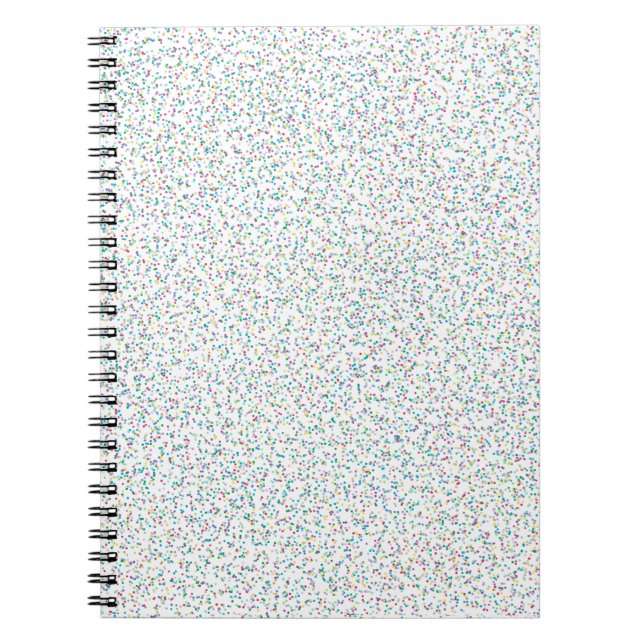 Cuaderno Coloridos puntos de arcoiris (Frente)