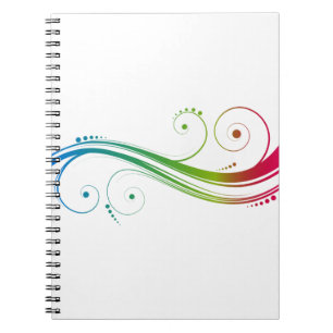Cuaderno Coloridos Swirls