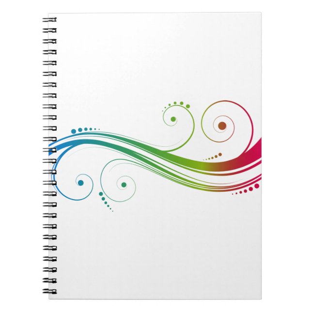 Cuaderno Coloridos Swirls (Frente)