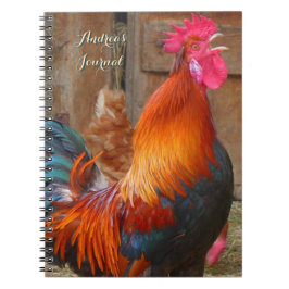 Cuaderno Colorous Farm Rooster Diario Personal