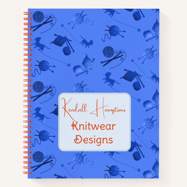 Cuaderno Colorwork Knitting Graph Paper Designer (Anverso)