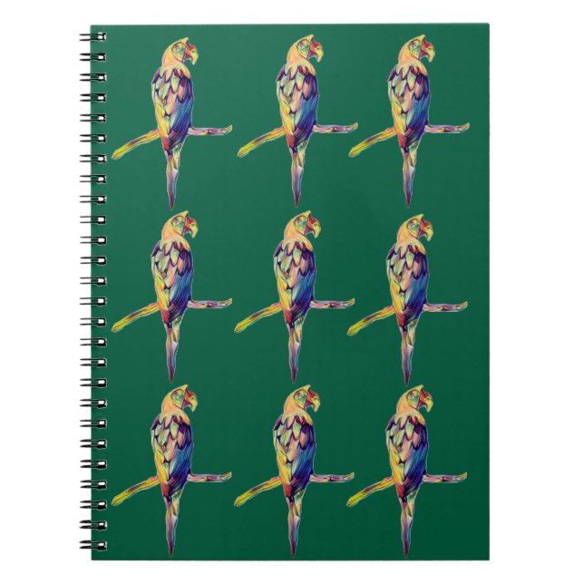 Cuaderno Colourful Parrot Notebook (Frente)