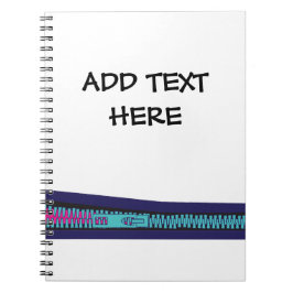 Cuaderno colourful zip design