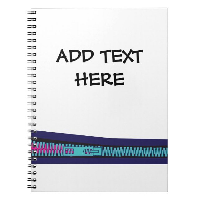 Cuaderno colourful zip design  (Frente)