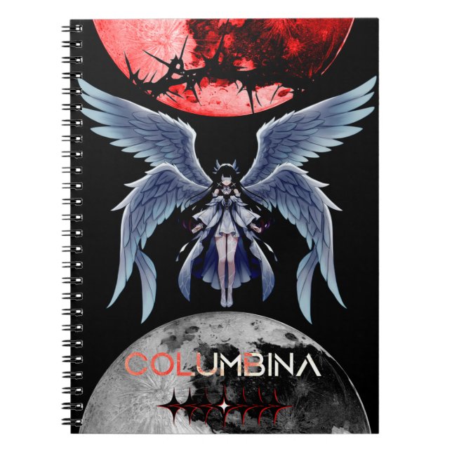 Cuaderno columbina - genshin (Frente)