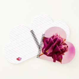 Cuaderno Columbina rosa de Borgoña