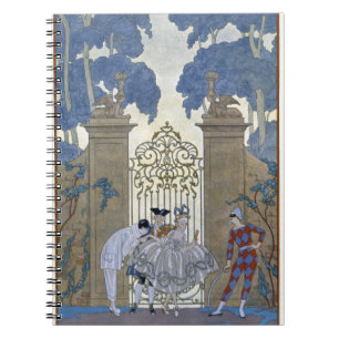 Cuaderno Columbine, ilustracion para los "Fetes Galantes"