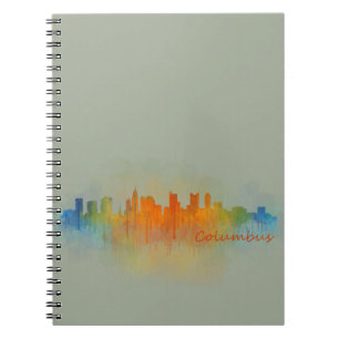 Cuaderno Columbus Ohio, City Skyline, v3