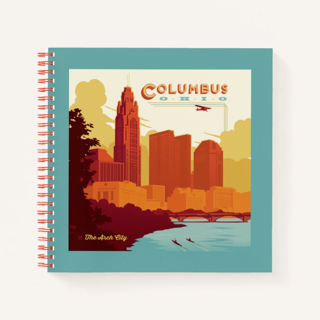 Cuaderno Columbus Ohio | Ciudad del Arco (Anverso)