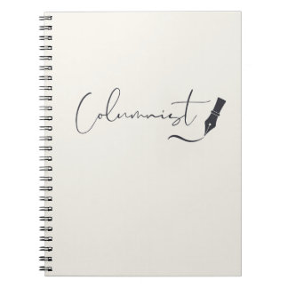 Cuaderno Columnist Script Notebook – Minimalist Writing Pen