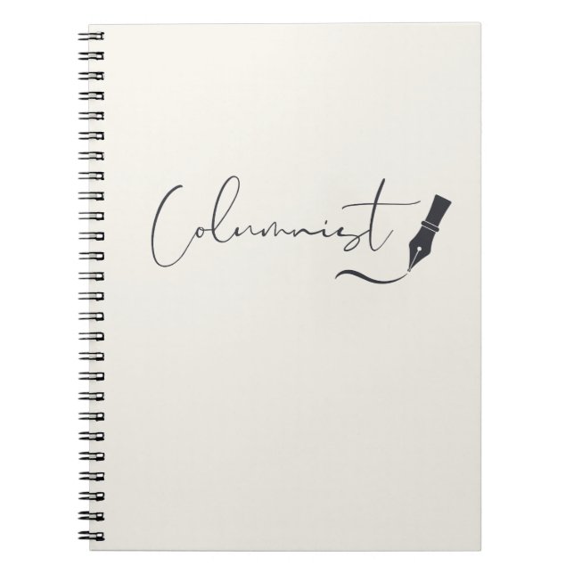 Cuaderno Columnist Script Notebook – Minimalist Writing Pen (Frente)