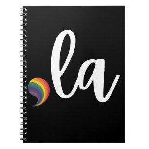 Cuaderno Coma La Kamala Harris Orgullo Arcoíris LGBQ Gay