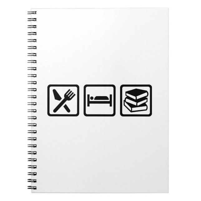 Cuaderno Coma los libros del sueño (Frente)