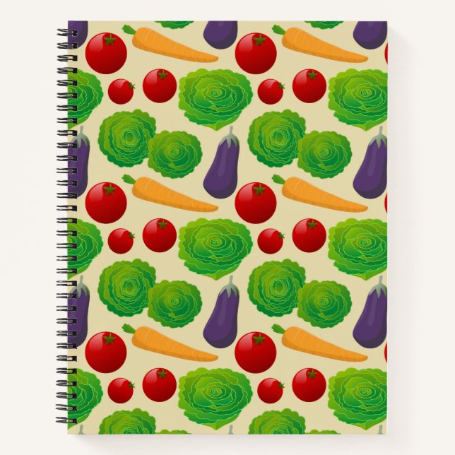 Cuaderno Coma tus vegetales (Anverso)