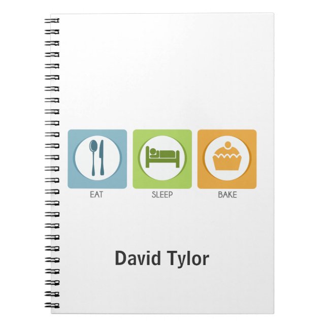 Cuaderno ¡Coman Bake De Duerma! (Frente)