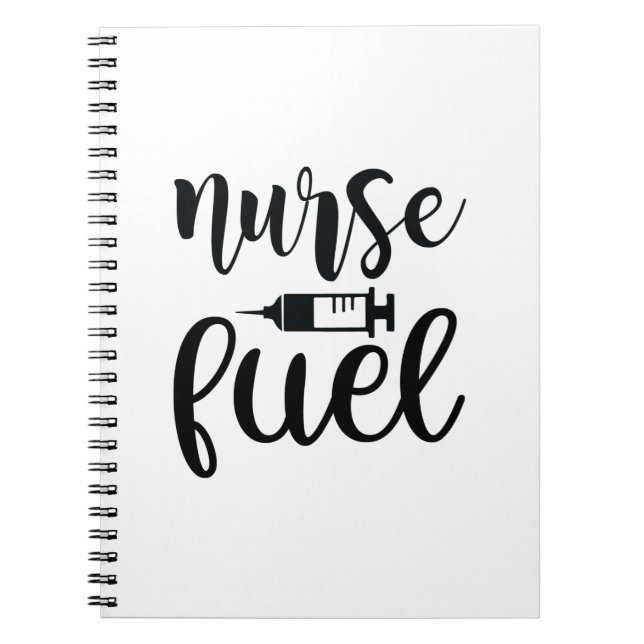 Cuaderno Combustible de enfermería con regalo de enfermera (Frente)