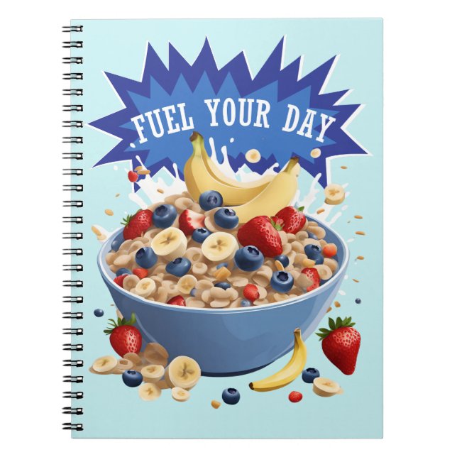 Cuaderno Combustible el cereal del día (Frente)