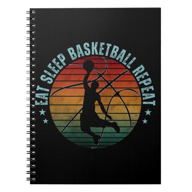 CUADERNO COME BALONCESTO DUERME REPITE (Frente)