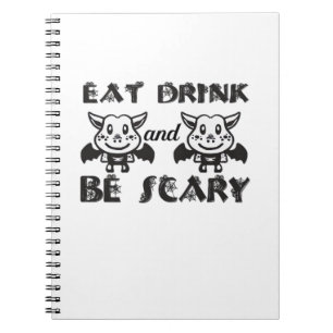Cuaderno Come Bebe Y Sé Espantoso Estética Única