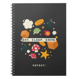 Cuaderno Come. Dormir. Jugar. Repetir.