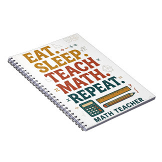 Cuaderno Come Enseñar Matemáticas Dormir Repetir Profesor D