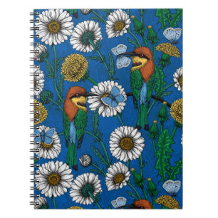 Cuaderno Comedores de abejas con azul