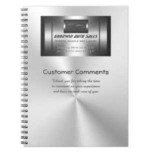 Cuaderno Comentarios de clientes de ventas automáticas - me