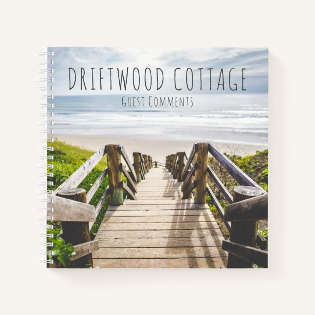 Cuaderno Comentarios de los huéspedes de alquiler de vacaci (Anverso)