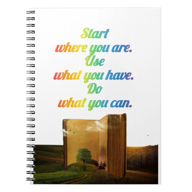 Cuaderno Comenzar donde está | Portátil de presupuesto moti (Frente)