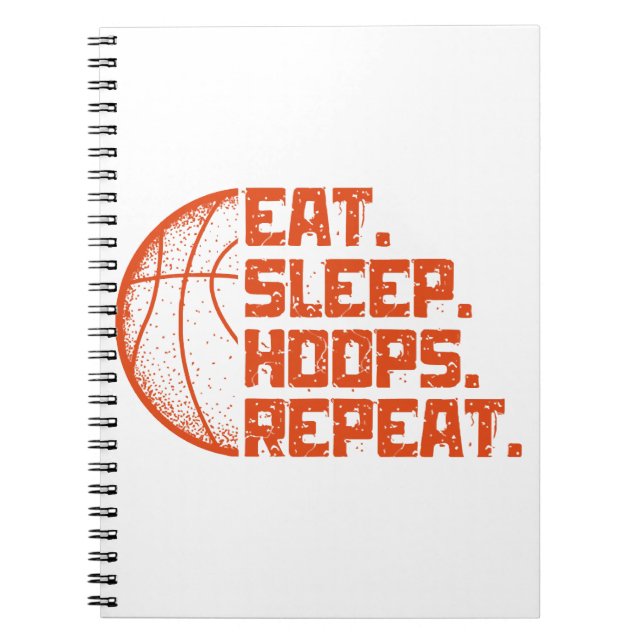 Cuaderno Comer aros dormidos repetir citas divertidas del b (Frente)