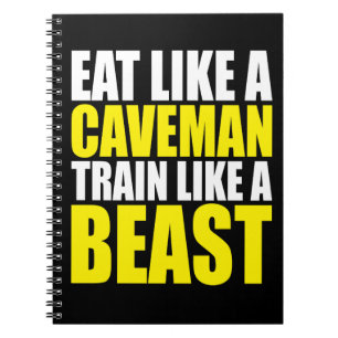 Cuaderno Comer Como Un Caballero, Entrenar Como Una Bestia 