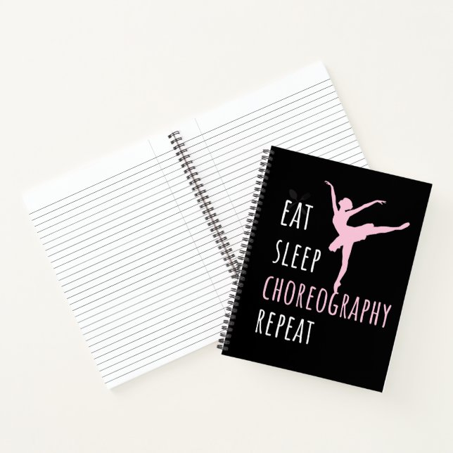 Cuaderno Comer Dormir Coreografía Repetir   (Interior)