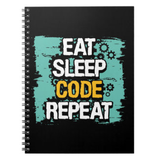 Cuaderno Comer, dormir, repetir código
