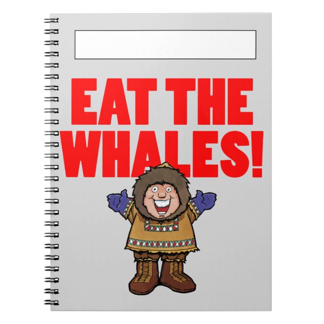 Cuaderno Comer las ballenas (Frente)