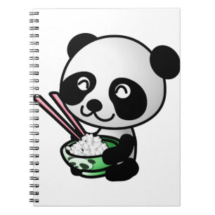 Cuaderno Comer panda