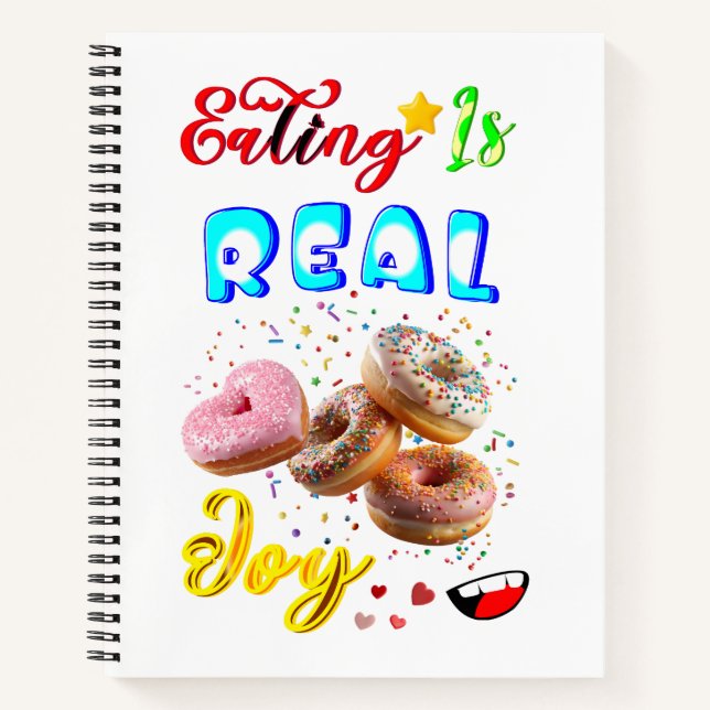 Cuaderno Comer Papelería Es Un Verdadero Placer (Anverso)
