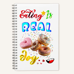 Cuaderno Comer Papelería Es Un Verdadero Placer