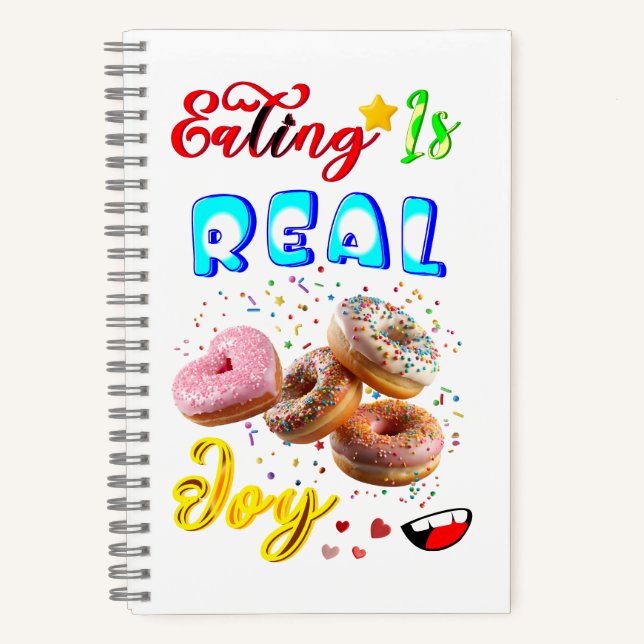 Cuaderno Comer Papelería Es Un Verdadero Placer (Anverso)