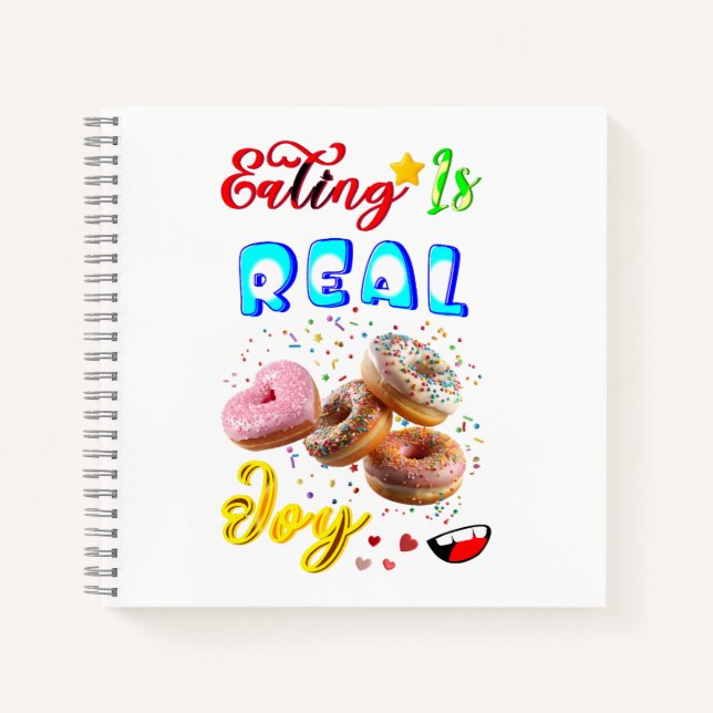 Cuaderno Comer Papelería Es Un Verdadero Placer (Anverso)