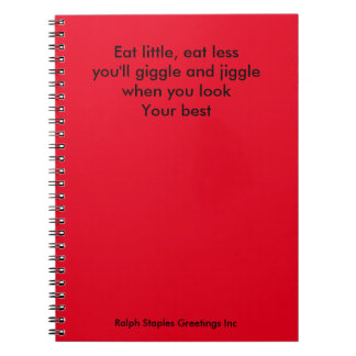 Cuaderno Comer poco