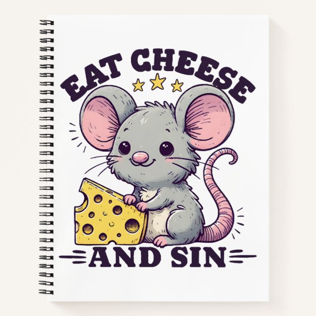 Cuaderno Comer Queso Y Pecar (Anverso)