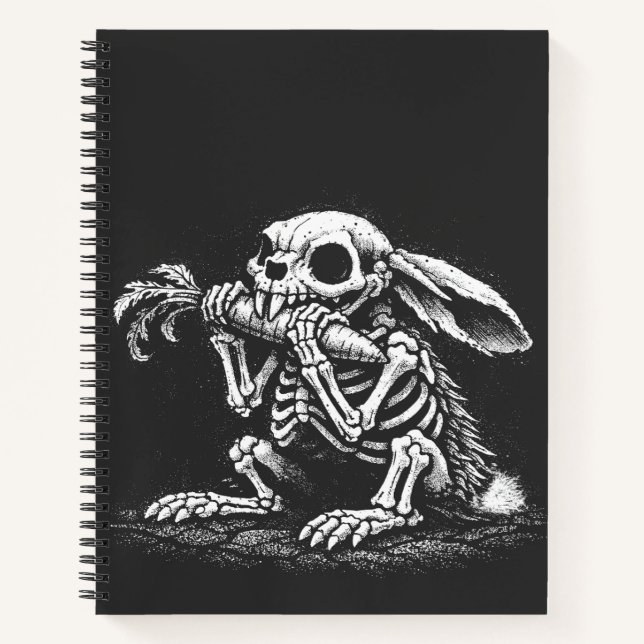 Cuaderno Comer Verduras – Conejo Muerto por BurnsInHell (Anverso)